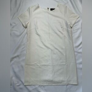 White lulus shirt dress